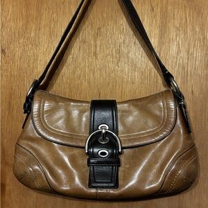 Brown Leather Shoulder Bag